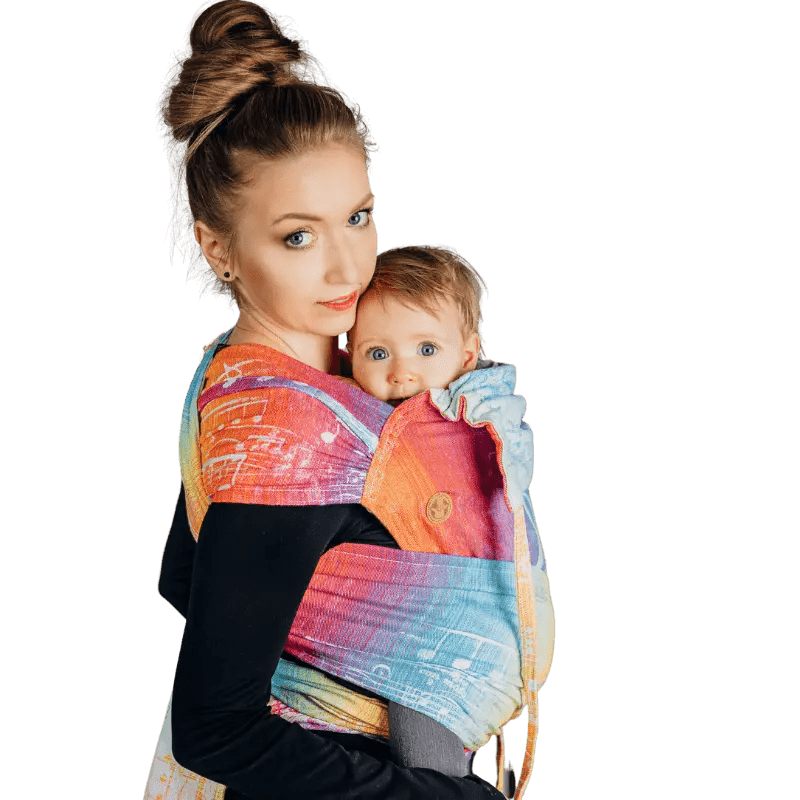 Symphony Rainbow Light Toddler Wrap - Tai Mei Tai by LennyLamb - Mei TaiLittle Zen One5907557723169