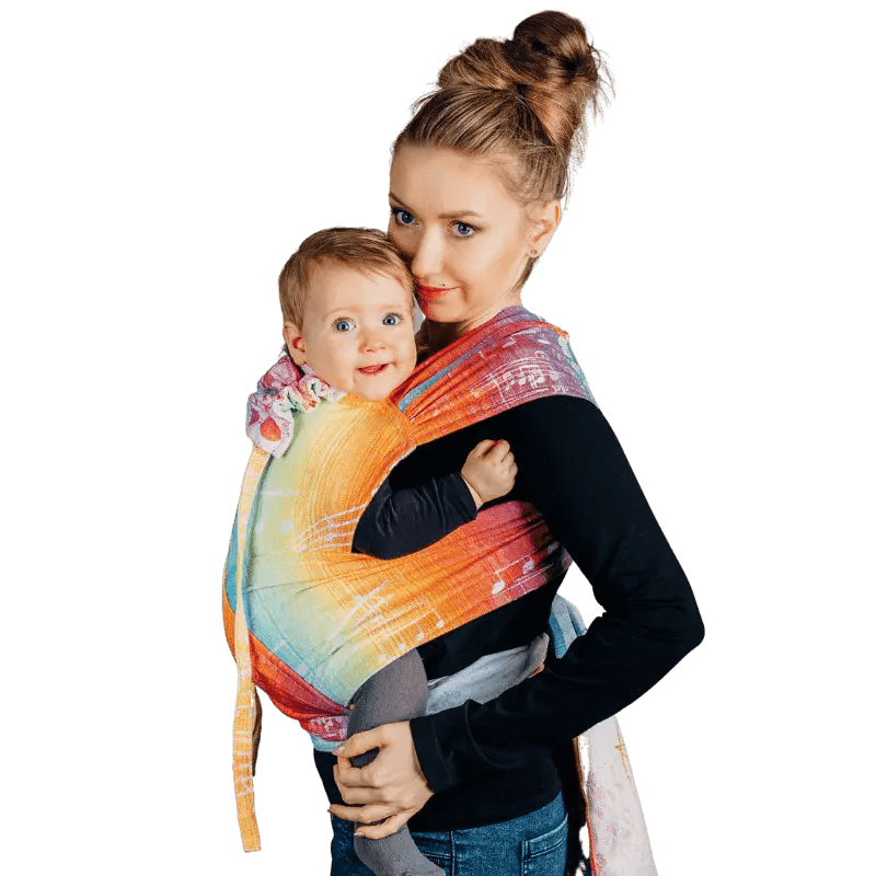 Symphony Rainbow Light Toddler Wrap - Tai Mei Tai by LennyLamb - Mei TaiLittle Zen One5907557723169