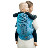 Tangled Blue Reed Preschool LennyHybrid Half Buckle by LennyLamb - Half Buckle CarrierLittle Zen One27347024