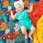 Tula Blanket Set - Psychedelic Floral - Baby Carrier AccessoriesLittle Zen One5902574368812