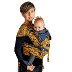 Under the Leaves Golden Autumn Toddler Wrap-Tai by LennyLamb - Meh DaiLittle Zen OneUnder the Leaves Golden Autumn Toddler Wrap-Tai by LennyLamb