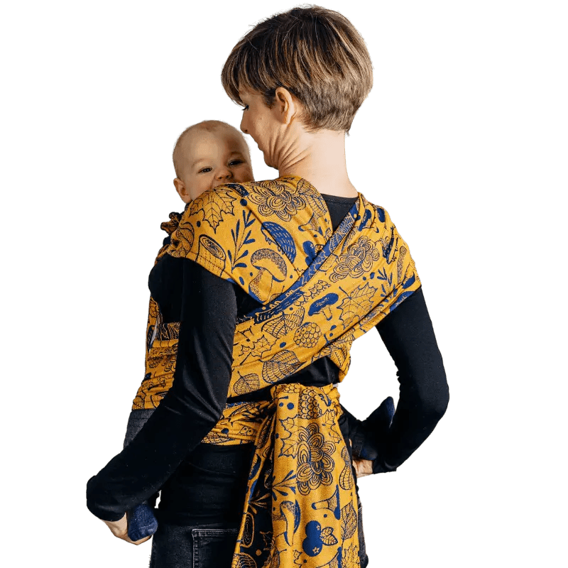 Under the Leaves Golden Autumn Toddler Wrap Tai Mei Tai