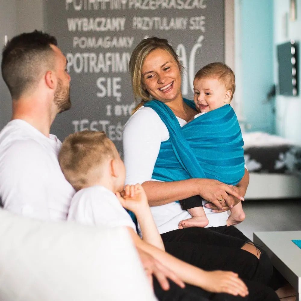 Waves Aqua Woven Wrap