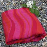 Waves Garnet Woven Wrap