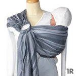 Waves Silver DidySling by Didymos - Ring SlingLittle Zen One4048554446956