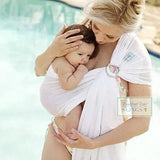 White Wave Water Ring Sling by Beachfront Babywater Carrier