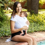 White Wave Water Wrap by Beachfront Babywater Carrier