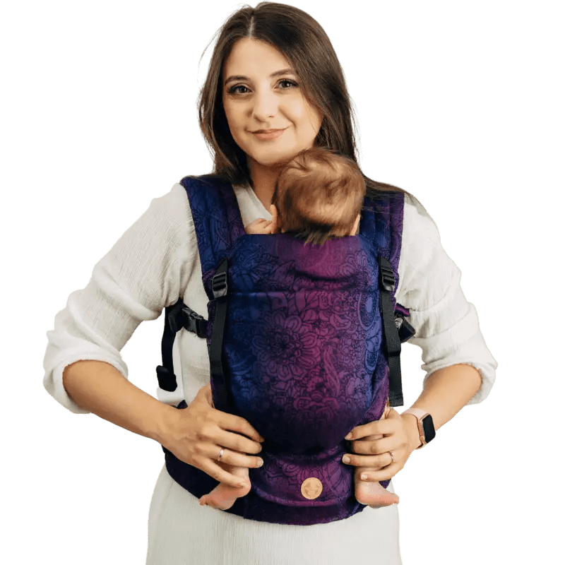 Wild Wine Bouquet LennyLight Baby Carrier by LennyLamb - Buckle CarrierLittle Zen One5907557780278